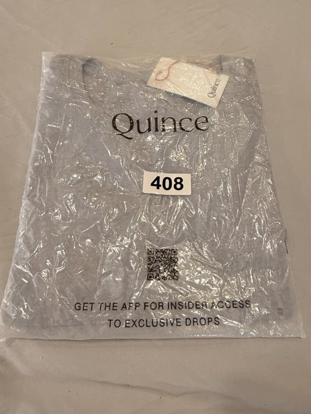 Quince 100% Organic Cotton Boxy Crewneck Tee Gray XL - Picture 4 of 5